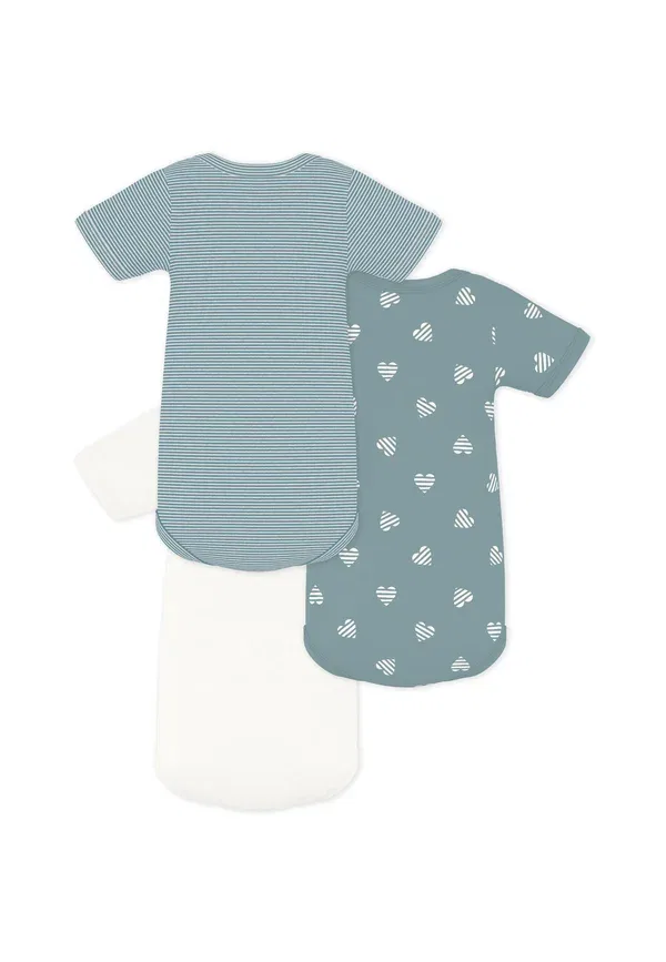 Комплект из 3 боди Petit Bateau, сине-серый — фото 2