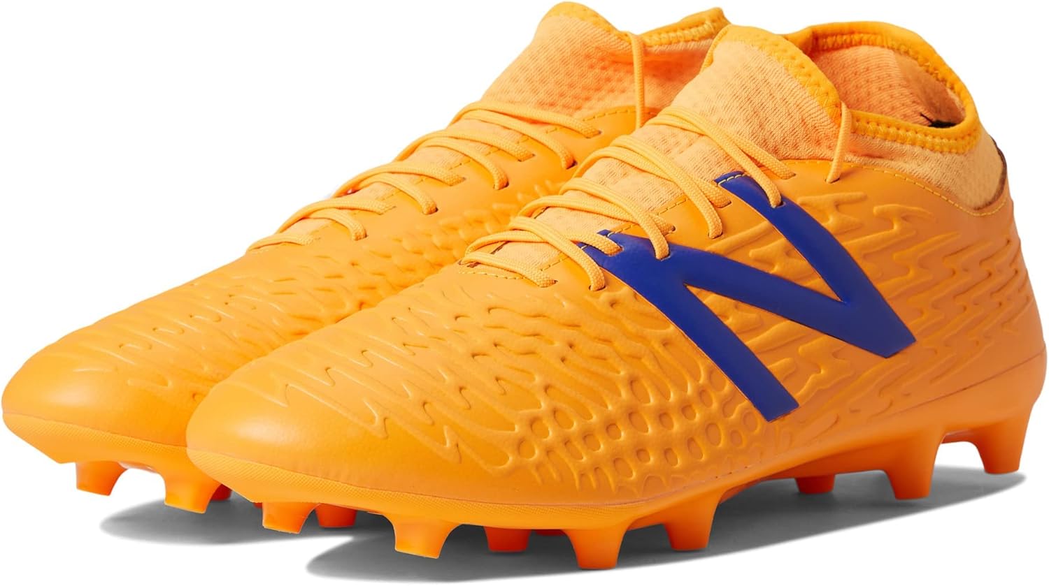 Футбольные бутсы New Balance Men's Tekela V3+ Magique FG, оранжевый — фото 2