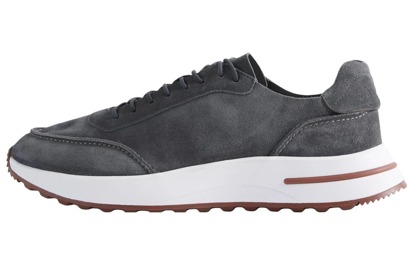 

Кроссовки Loro Piana Lifestyle Shoes Men Low-top Dark Gray, темно-серый