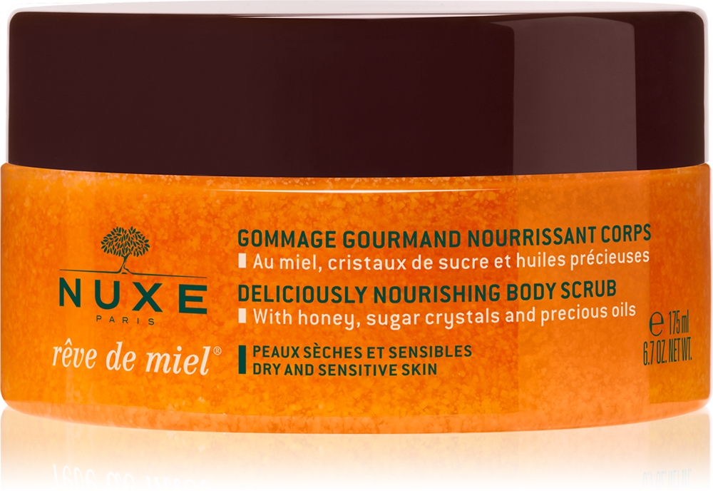 

Rêve de miel восхитительно питательный скраб для тела Nuxe, 175 мл