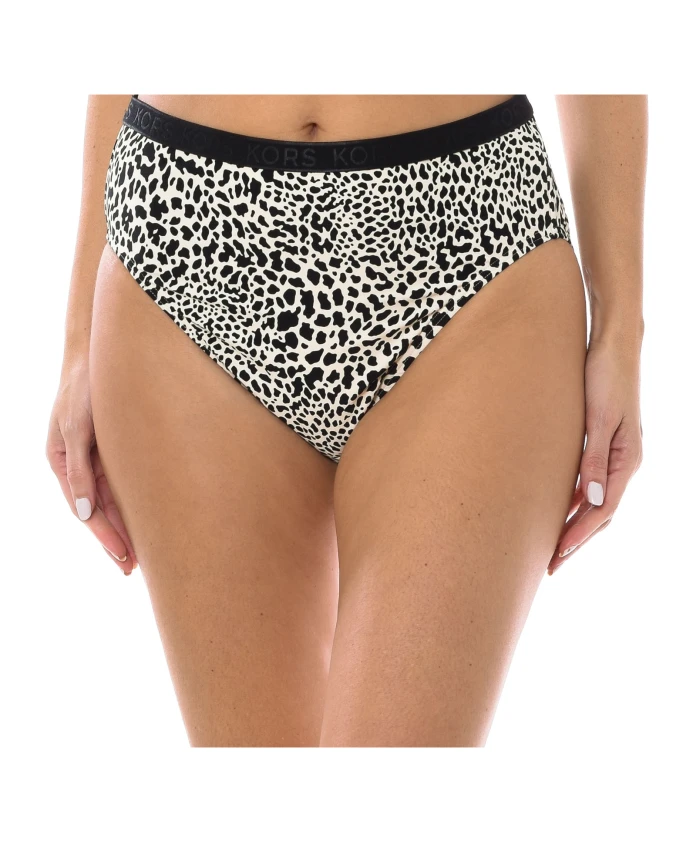 

Трусики от бикини с высокой талией Michael Kors, черный