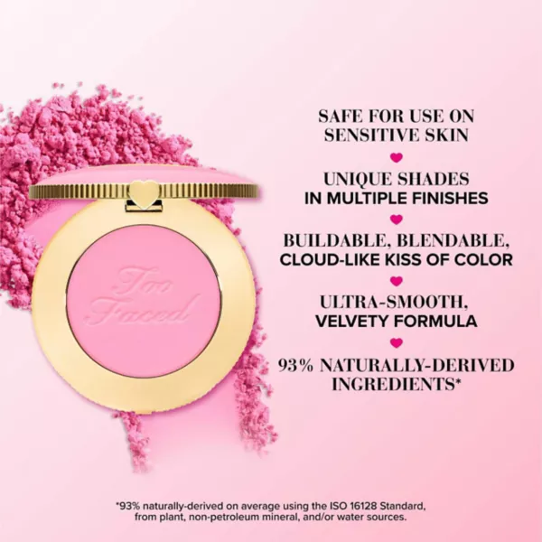 Размывающие пудровые румяна Cloud Crush Too Faced, цвет berry dreamy — фото 3