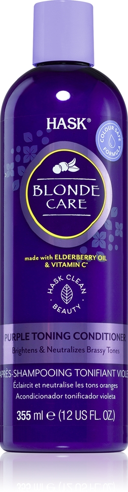 

Фиолетовый шампунь-кондиционер для светлых волос Blonde Care, нейтрализующий желтизну Hask, 355 мл