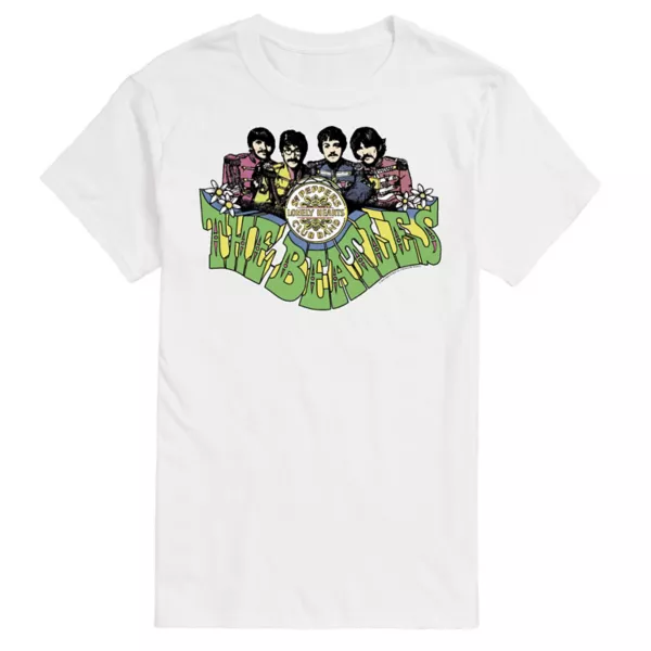 

Футболка The Beatles "Одинокие сердца" Big & Tall Licensed Character, белый