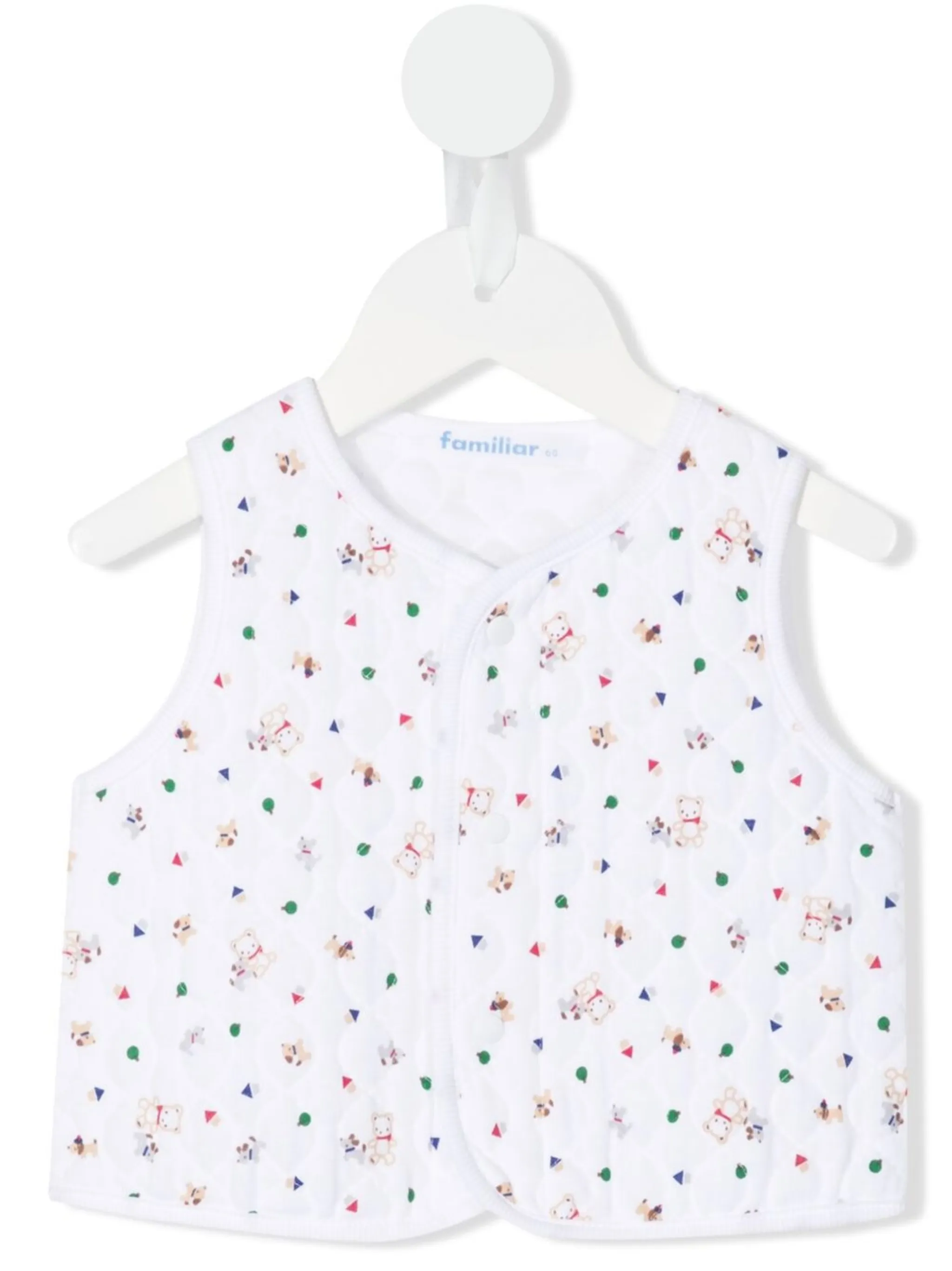 

Топ с принтом Familiar, белый