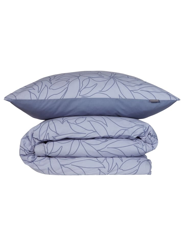 

Постельное белье Schiesser set Leaves Renforcé 2 tlg, цвет lavendel