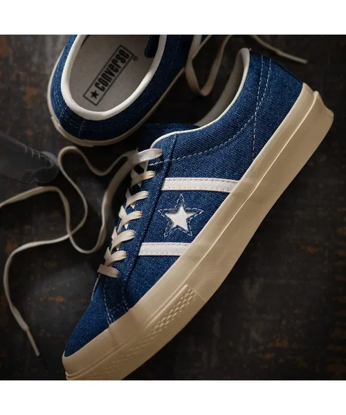 Унисекс кроссовки Converse Star&Bars Denim синие