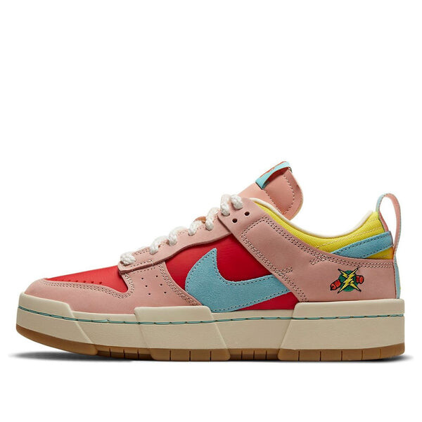 Кроссовки dunk low destroy Nike, розовый