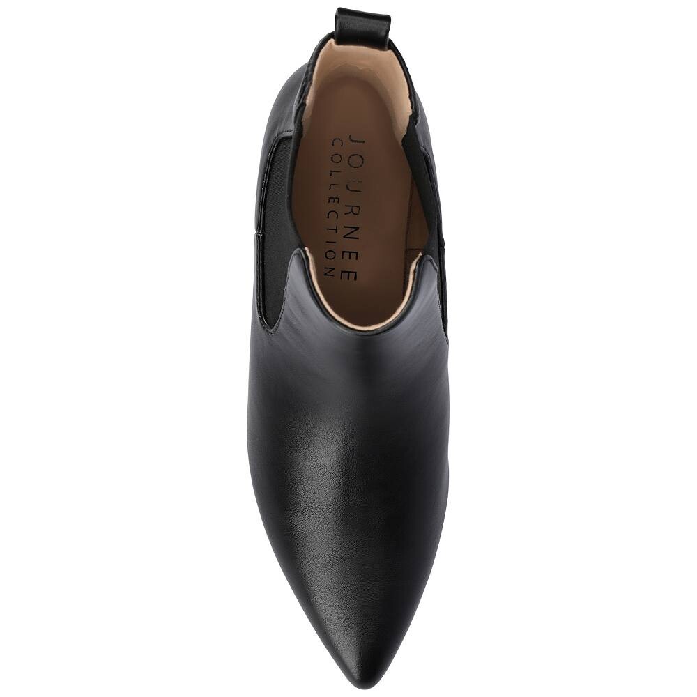 Женские ботильоны Tenlee Tru Comfort Foam Journee Collection Tenlee, цвет Black Patent — фото 3