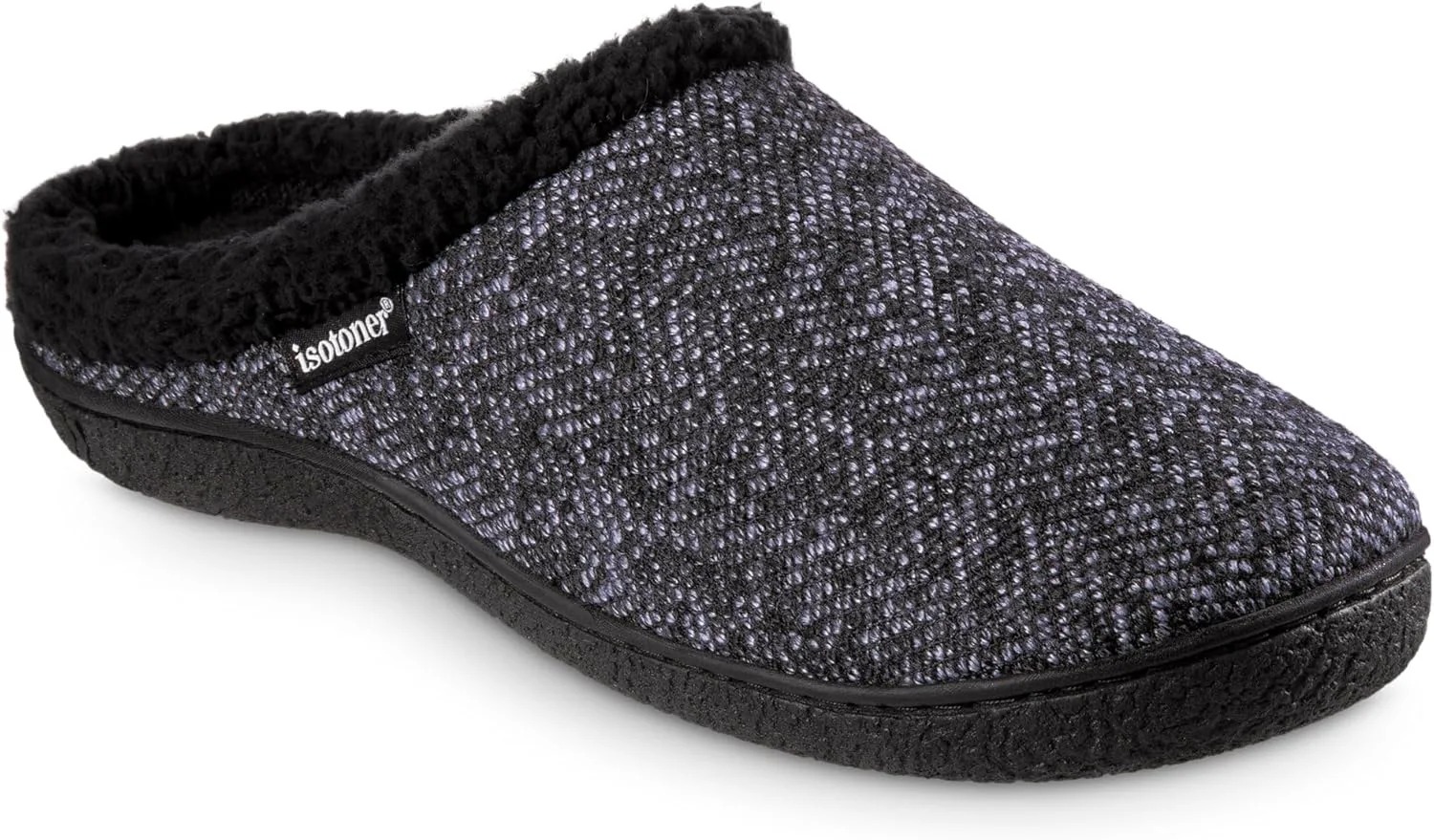 

Мужские продвинутые тапочки с эффектом памяти Harvey Herringbone ECO Comfort Isotoner, темно-синий