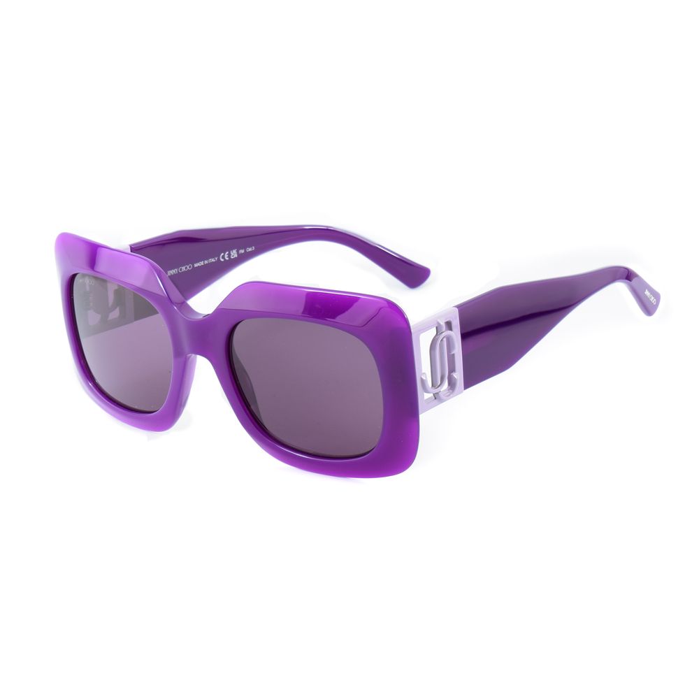 

Солнцезащитные очки из фиолетовой смолы Jimmy Choo Eyewear