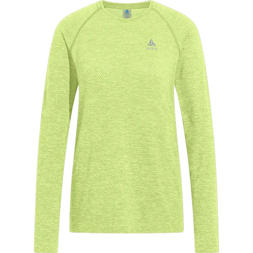 

Футболка Odlo Crew Essential Seamless long sleeve, зеленый