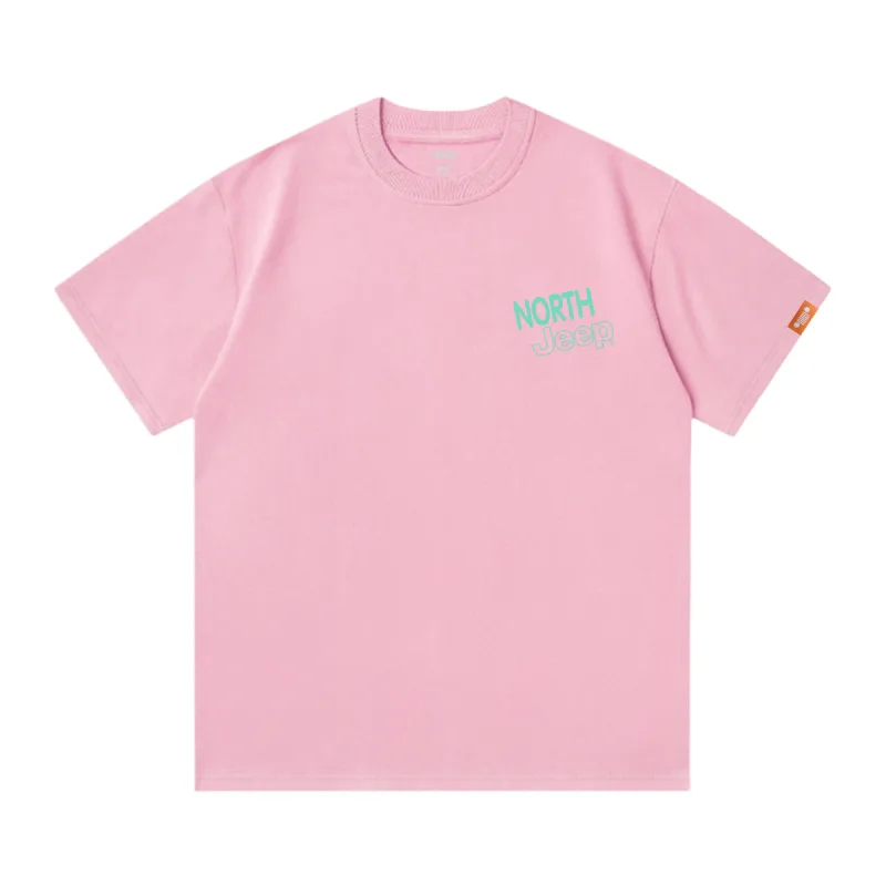 Футболка для детей с круглым вырезом Jeep, Sky Pink