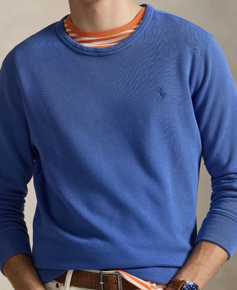 Мужская толстовка с длинными рукавами и круглым вырезом Polo Ralph Lauren, Modern Royal — фото 4