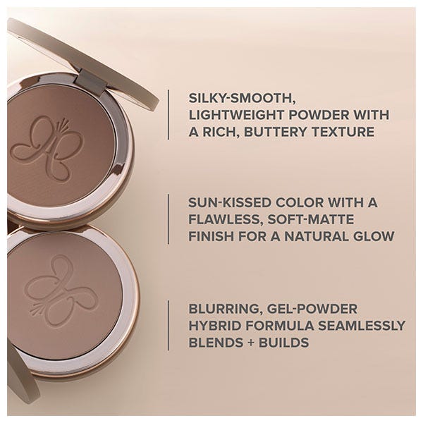 Мягкий бронзирующий гель и пудра ANASTASIA BEVERLY HILLS Smooth Blur Bronzer, beach bum bronze — фото 3