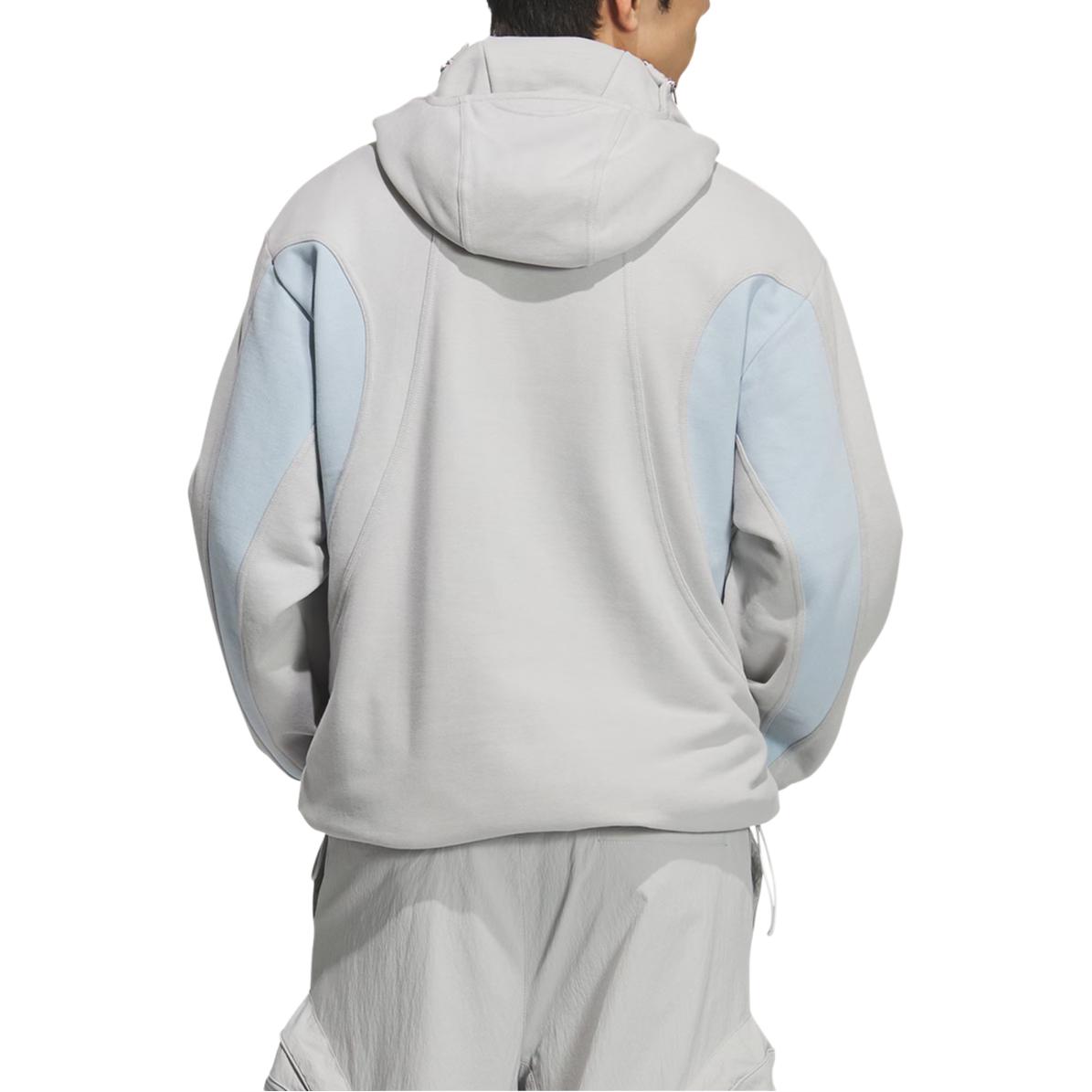 GALI FW25 SHELL HOODIE худи унисекс Adidas Originals, светло-серый — фото 4