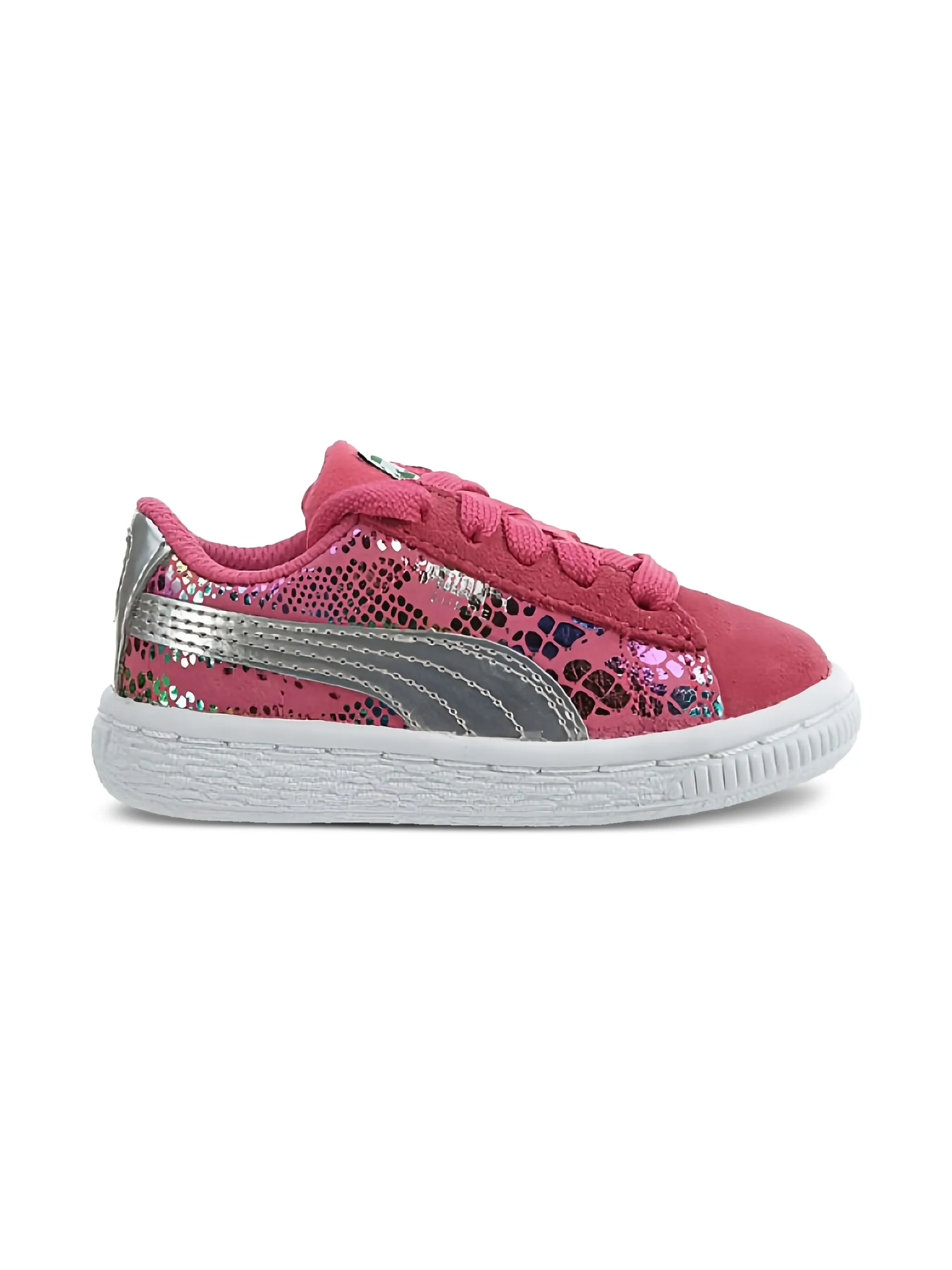 

Кроссовки со змеиным принтом Puma Kids, розовый