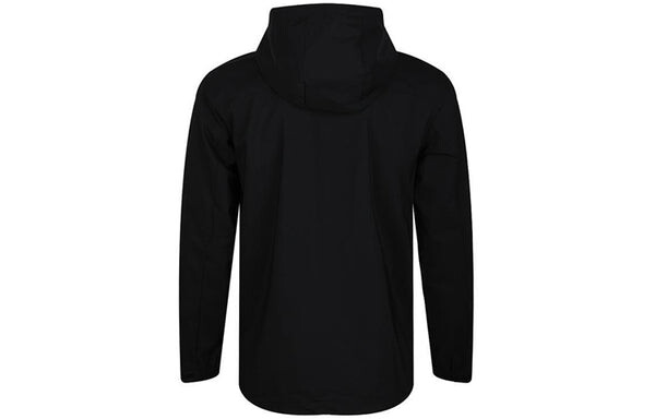 Куртка adidas Men's Hoodie Track Black Running Casual Windbreak Jackets, черный — фото 2