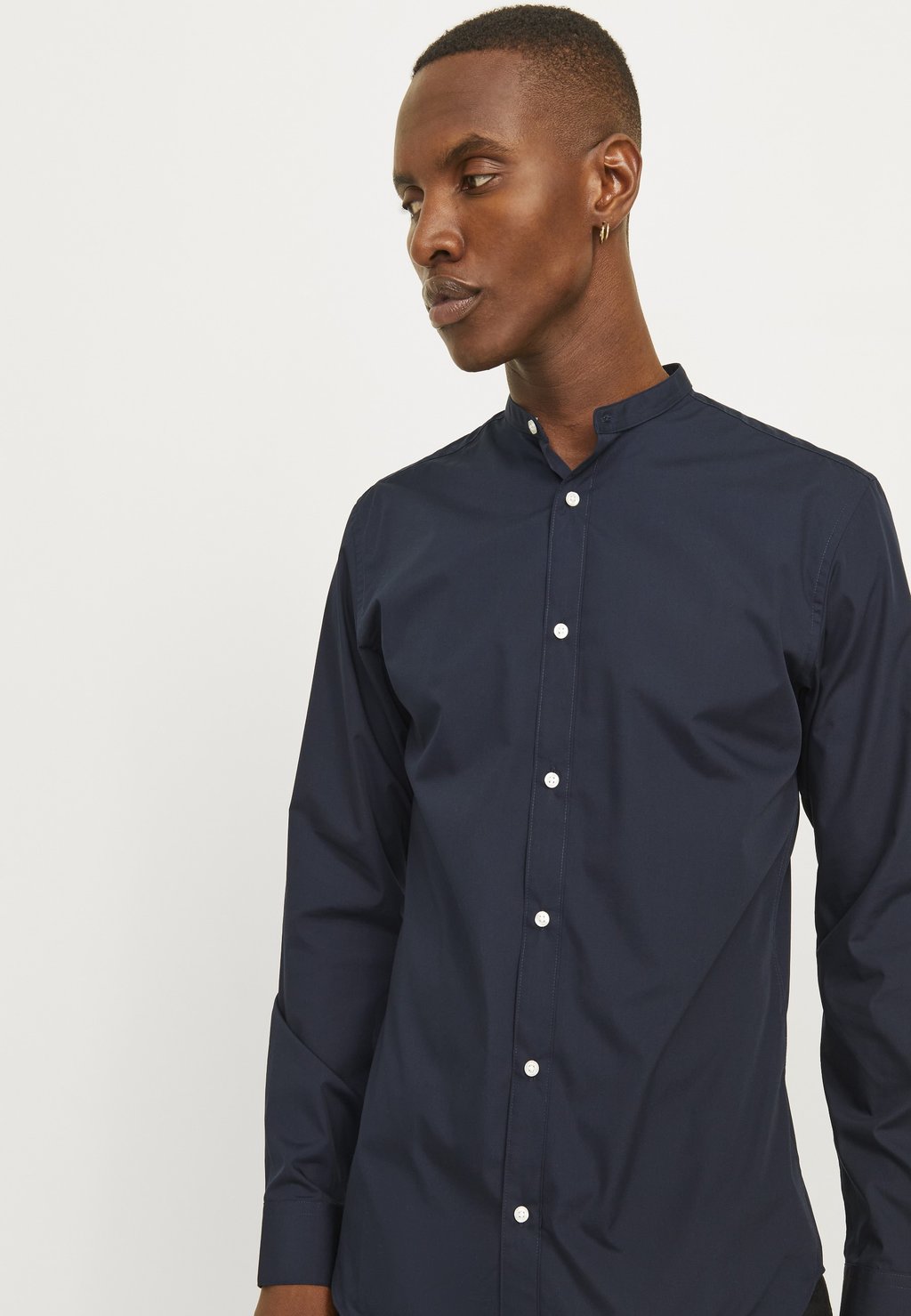 

Рубашка JJJOE SHIRT PLAIN MAO Jack & Jones, темно-синий