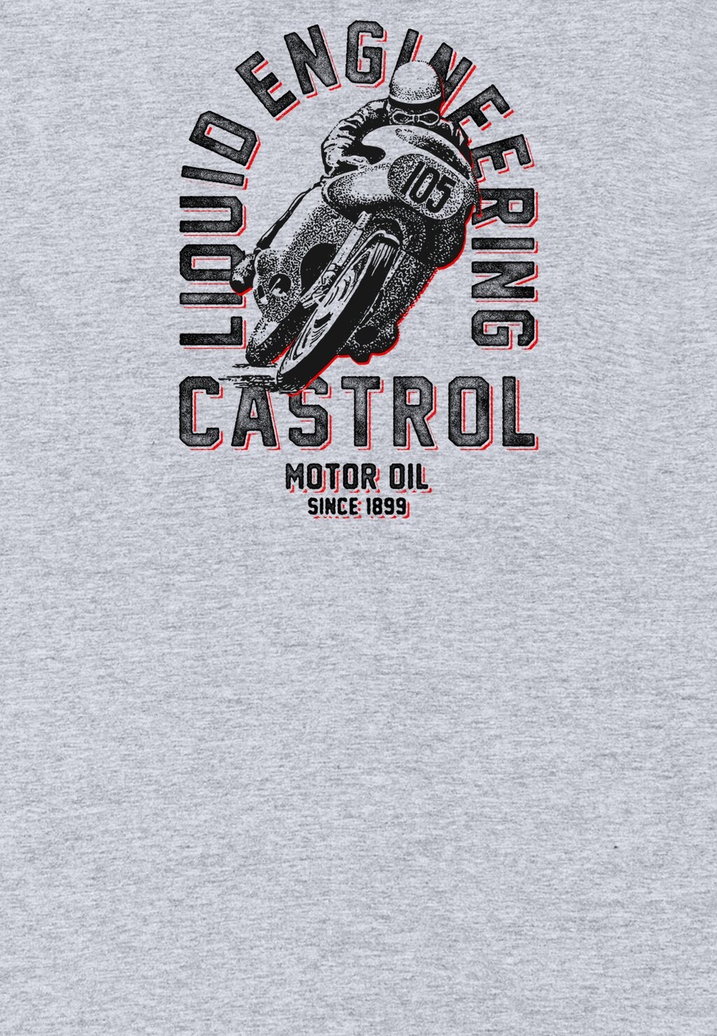 

Толстовка с капюшоном RETRO MOTORBIKE Henry Tiger, серый