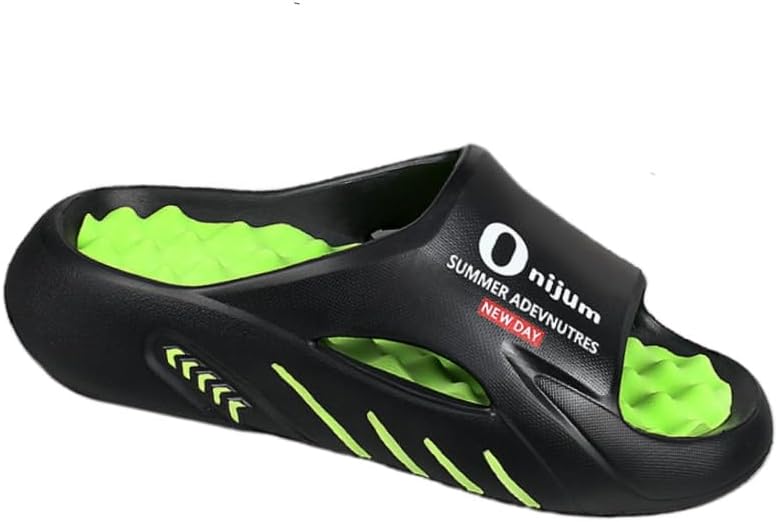 

Большие летние мужские повседневные тапочки - легкие и дышащие Fusecottc, зеленый