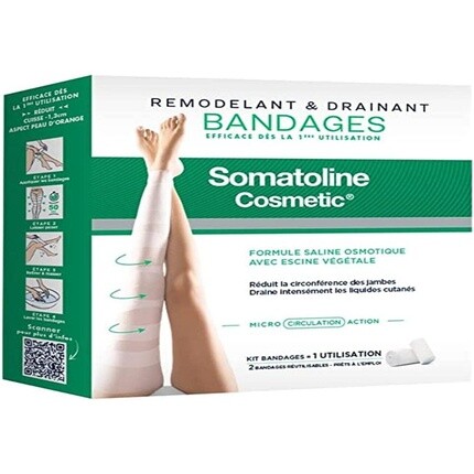 

Набор для ремоделирования и дренирования — упаковка из 2 бинтов, Somatoline Cosmetic