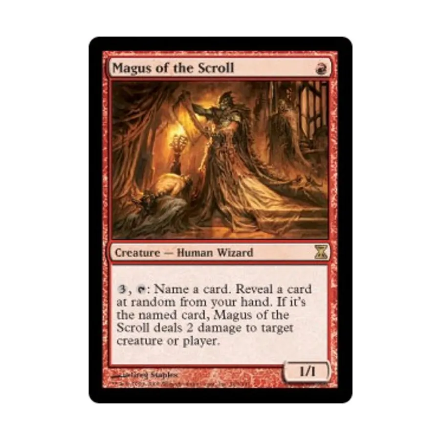 

CCG Маг свитка (клавиша R), MTG - Time Spiral