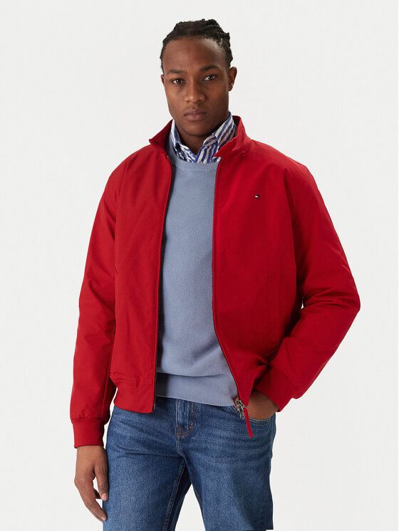 

Демисезонная куртка regular fit Harrington MW0MW37647 Tommy Hilfiger, красный