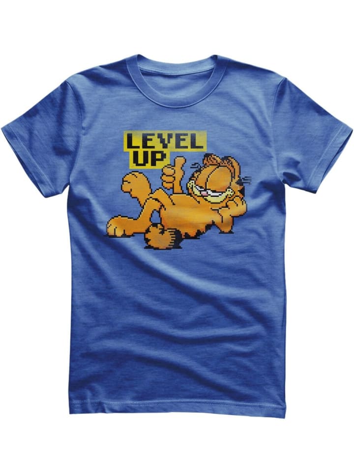 

Футболка Garfield Level Up T-Shirt синего цвета Garfield, Синий, Футболка Garfield Level Up T-Shirt синего цвета Garfield