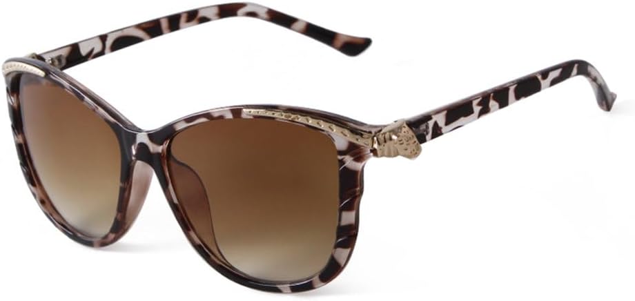 

Модные солнцезащитные очки большого размера «кошачий глаз» для женщин, винтажная металлическая оправа, ретро-линзы «кошачий глаз», солнцезащитные очки с защитой от УФ-излучения UV400 TYUVIVO, C13