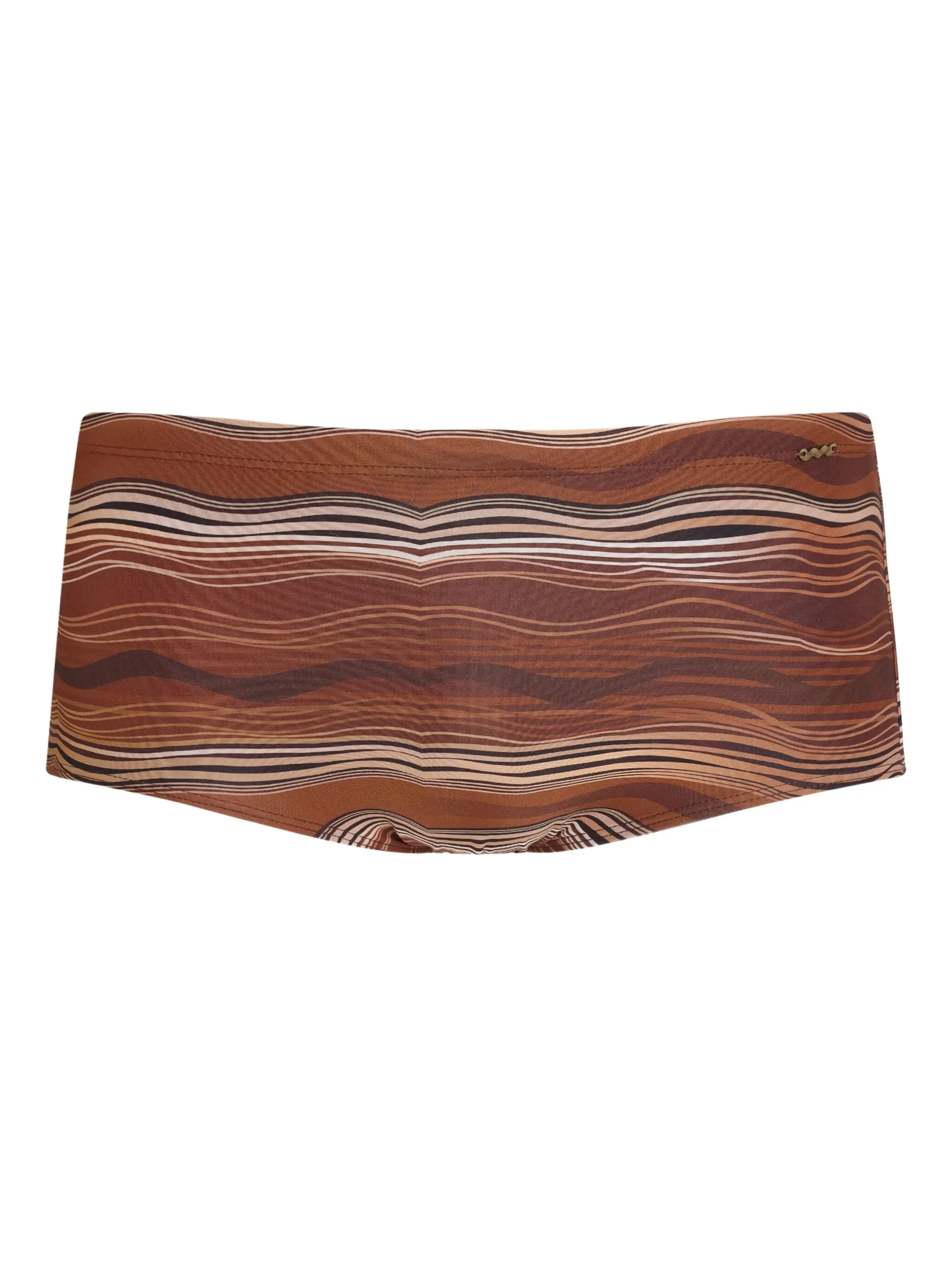 

Плавки-шорты с абстрактным принтом Amir Slama, коричневый