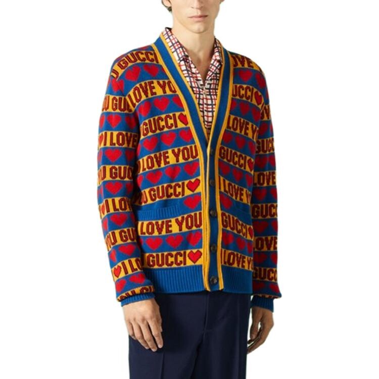 Коллекция ко Дню святого Валентина Трикотаж для мужчин Gucci, разноцветный — фото 2