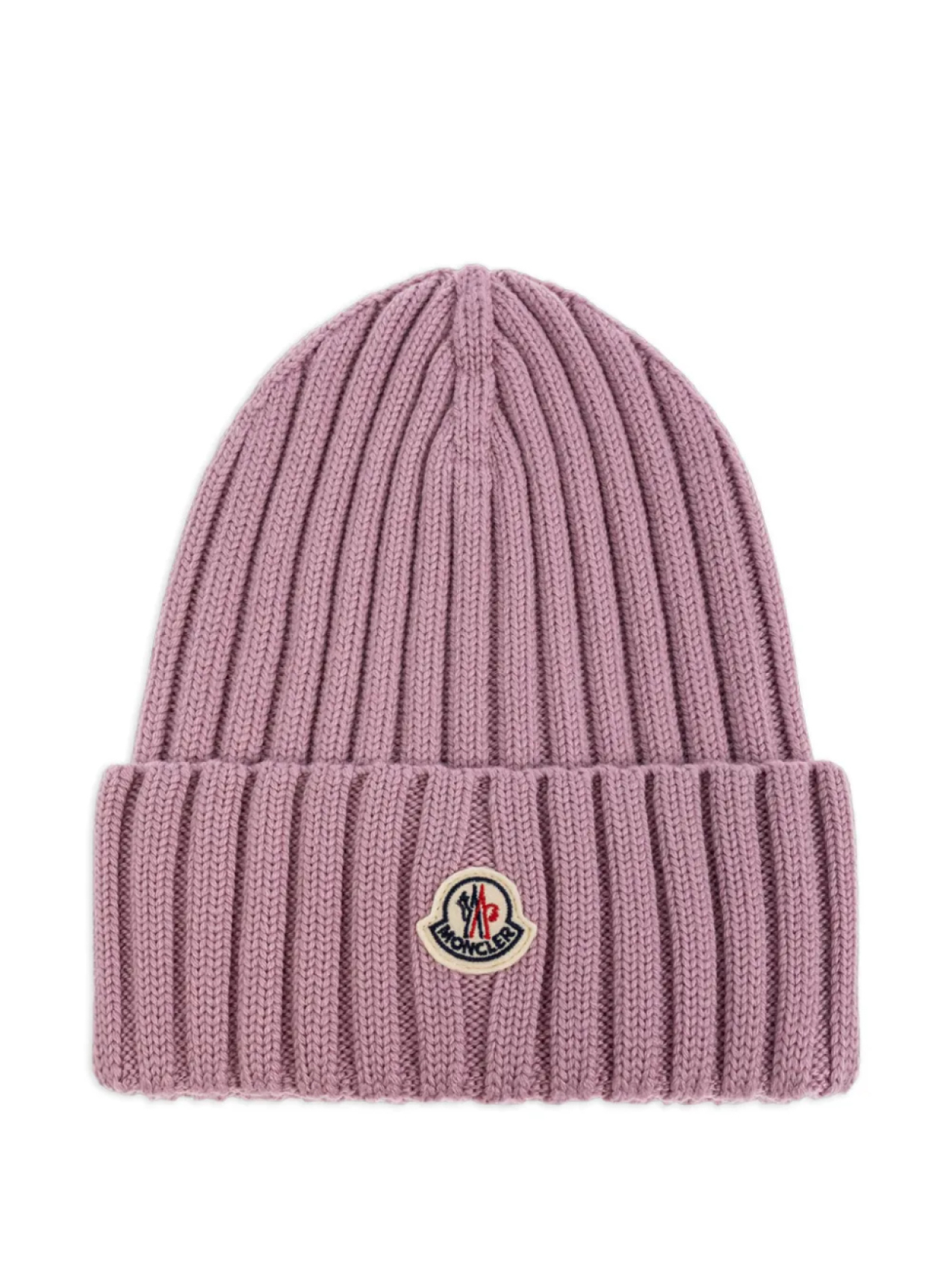 

Шапка-бини в рубчик Moncler, розовый