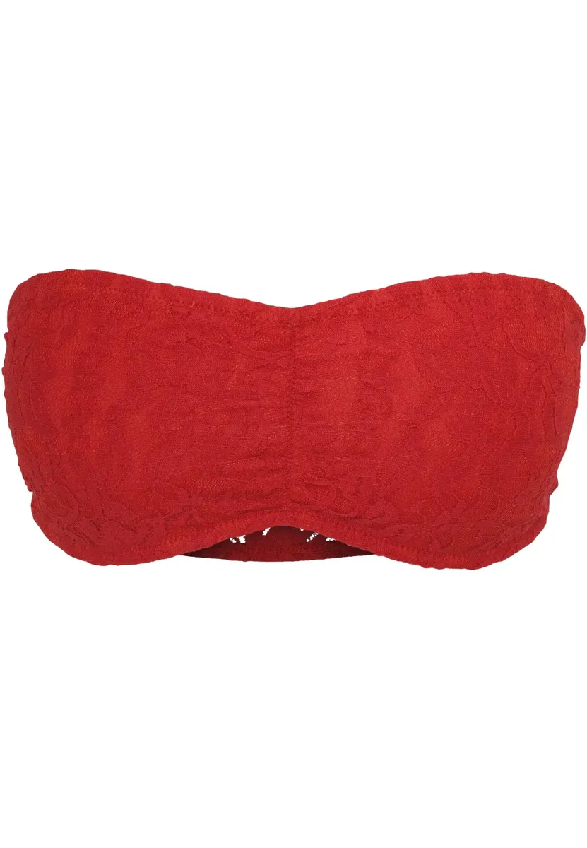 

Спортивный бюстгальтер URBAN CLASSICS " Urban Classics Ladies Ladies Laces Bandeau", красный