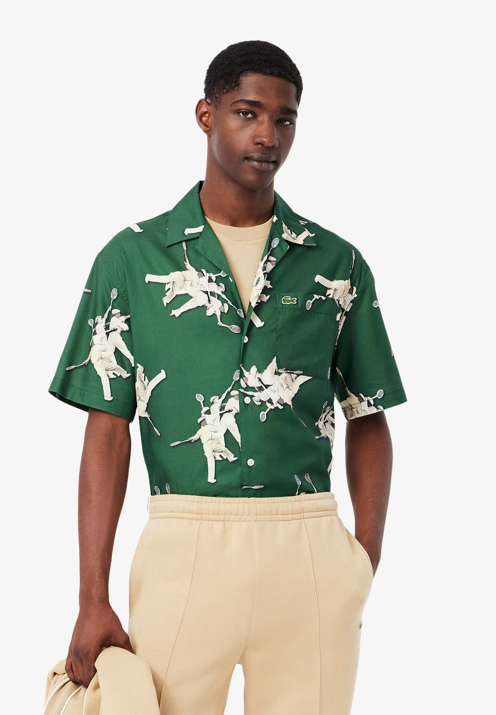 

Рубашка Lacoste, зеленый