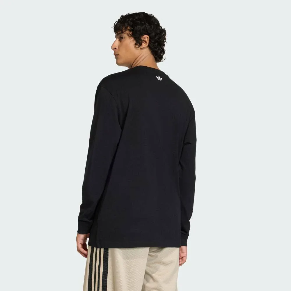 Футболка с длинным рукавом GFX Adidas, black — фото 2