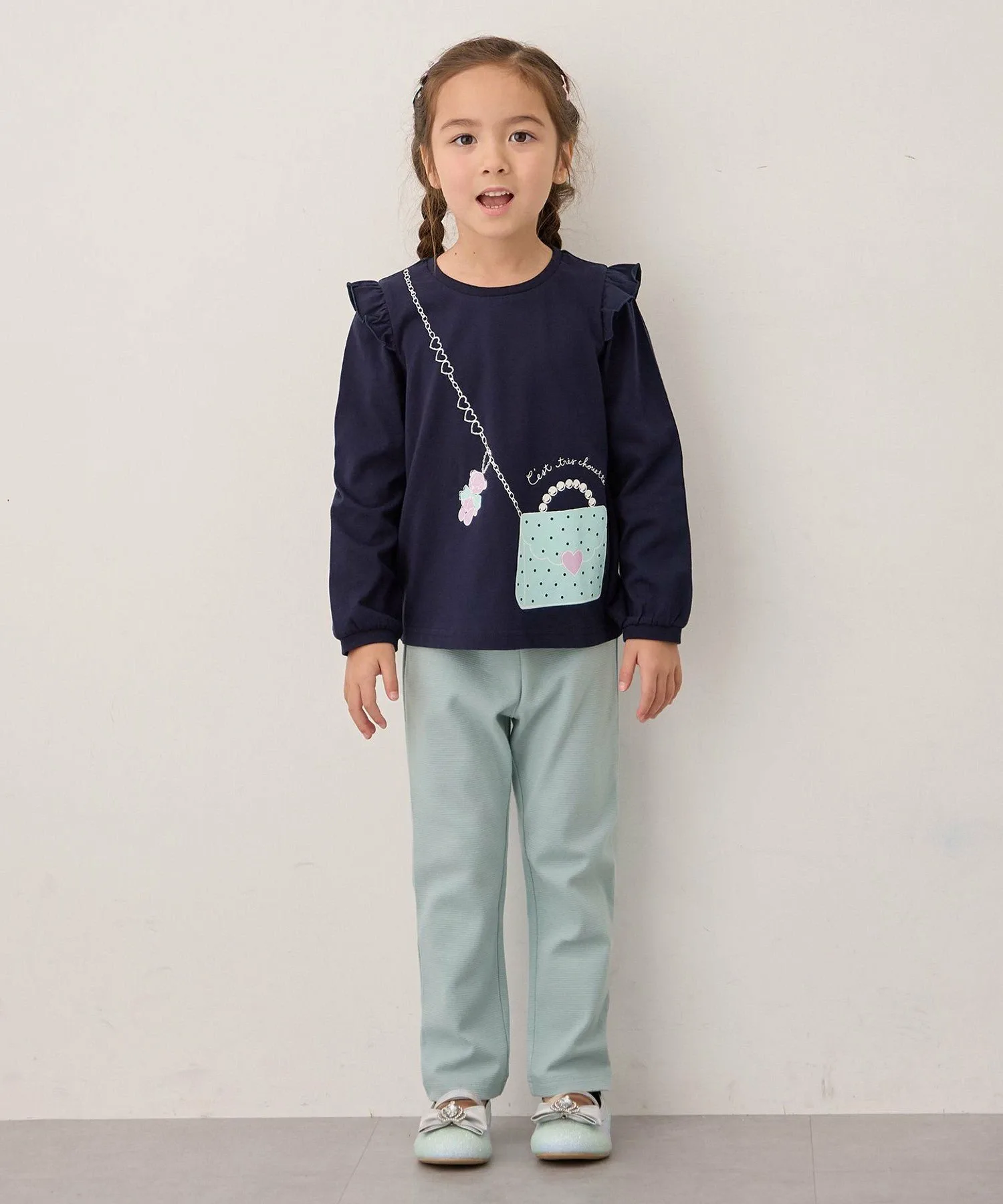 7 Дней в неделю: Кошачьи штаны ANY KIDS, Sax Blue [073] — фото 2
