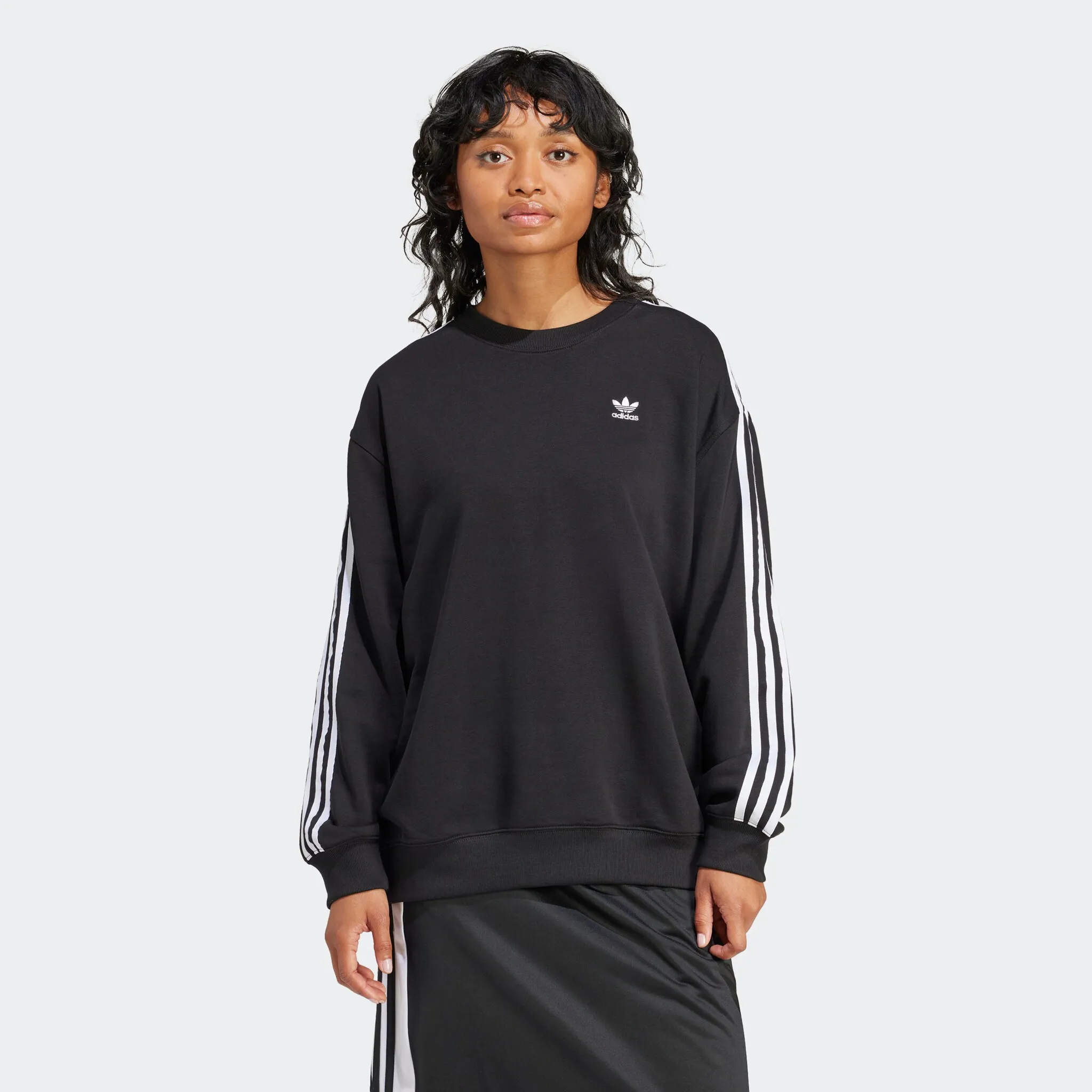 

Толстовка Adidas Originals "3 S CREW OS", черный