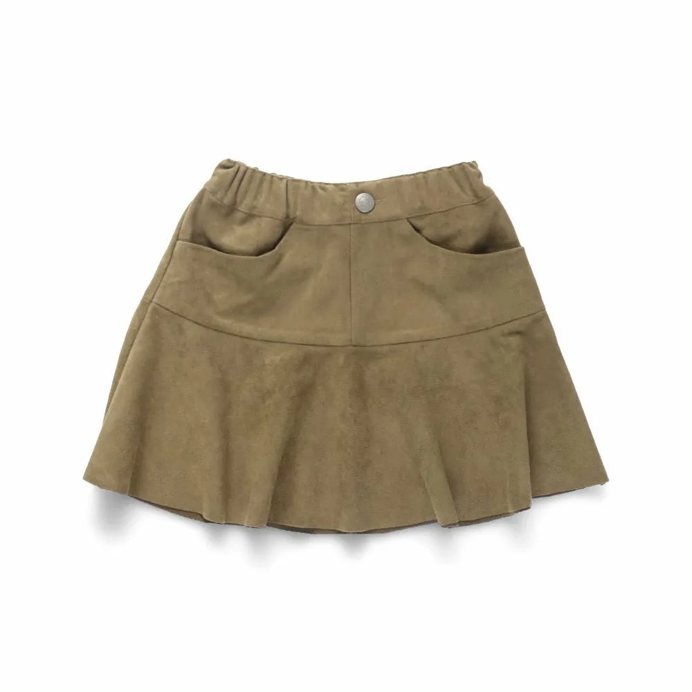 Замшевая юбка Branshes, brown — фото 2