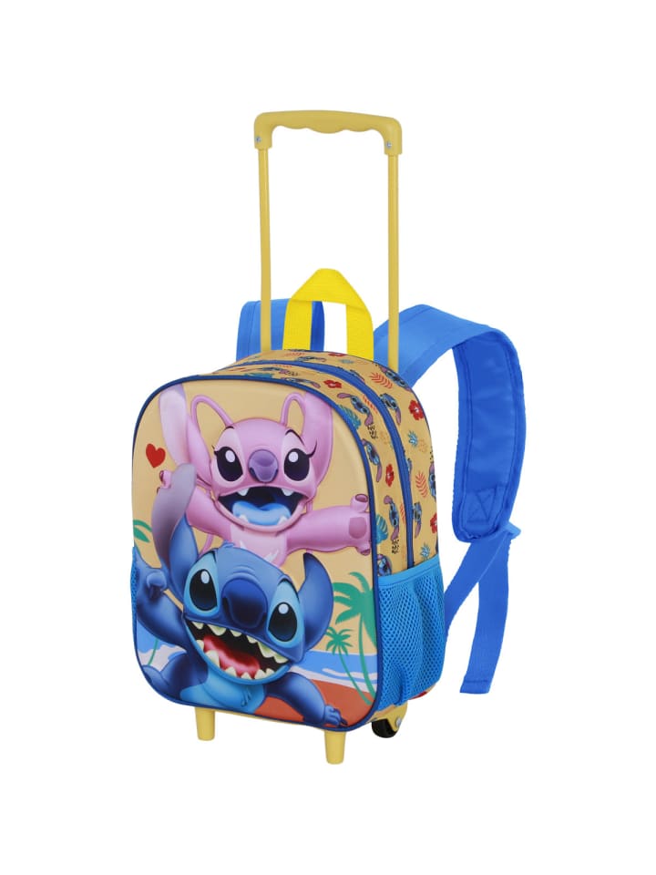 

Disney Рюкзак Lilo and Stitch Ocean-Small 3D на колесиках, синий