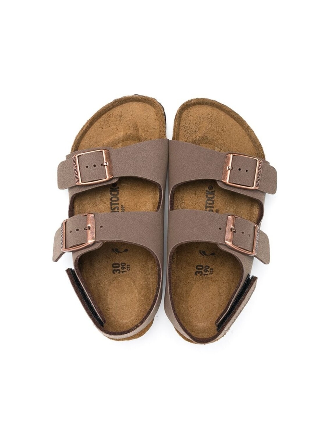 Birkenstock сандалии New York с пряжками, коричневый — фото 3