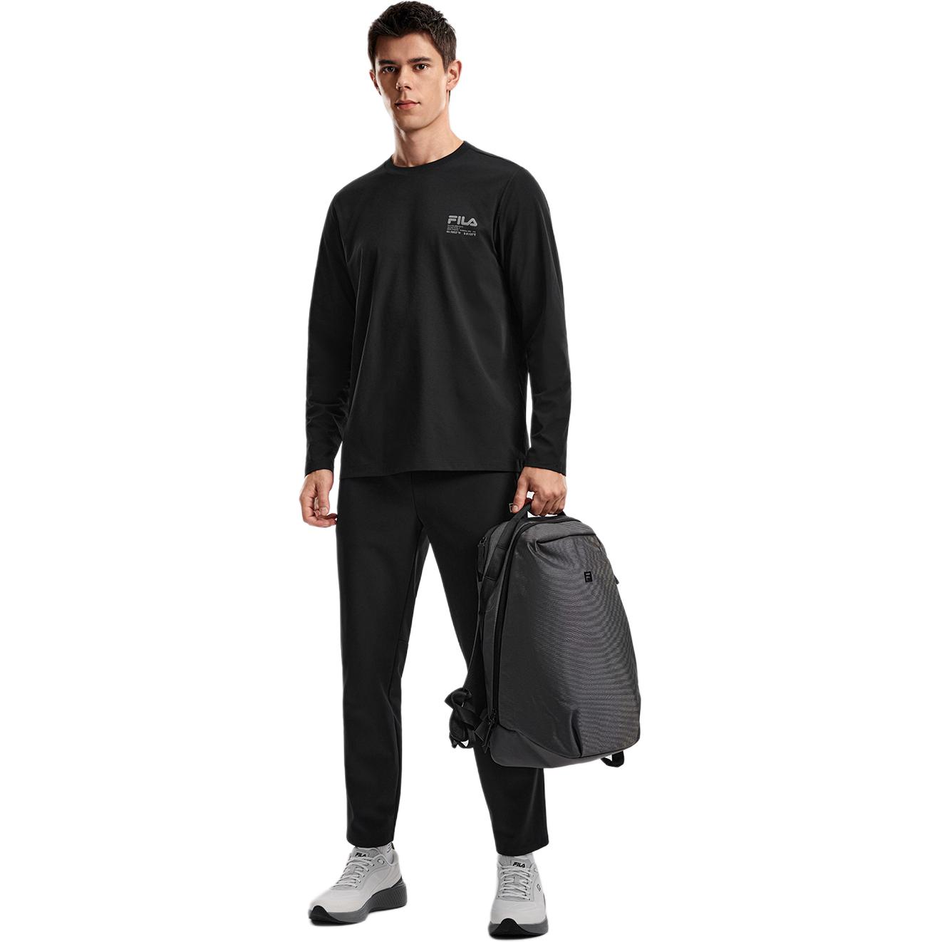 

Футболка для фитнеса Unisex Jet Black BK FILA, черный