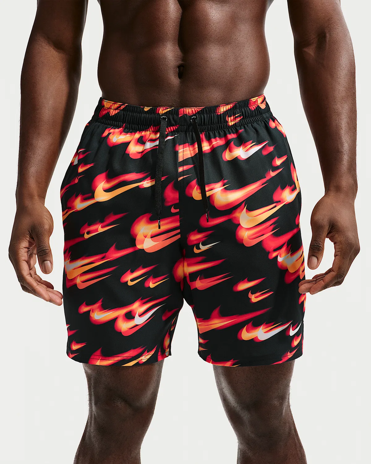 Мужские плавательные шорты Nike Swim Breaker 7" с подкладкой-бриф, University Red — фото 2