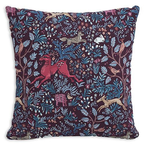 

Ткань и усилитель; Подушка Co. Addaline Frolic, 20 x 20 дюймов Cloth & Company, цвет Blue
