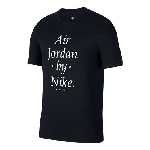 

Футболка nike с коротким рукавом и принтом алфавита, Air Jordan, черный