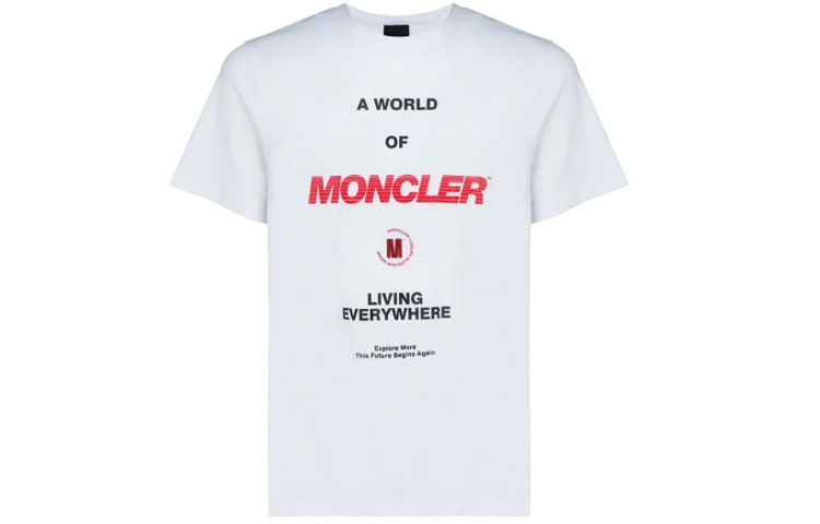 

SS22 Футболка мужская белая Moncler