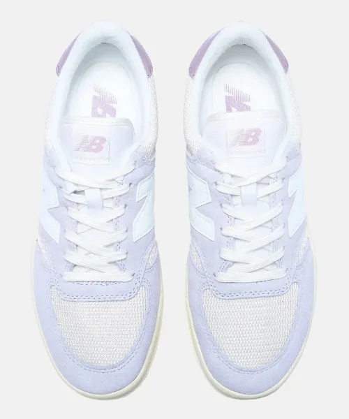 Унисекс кроссовки из натуральной кожи CT500 New Balance бежевые — фото 4