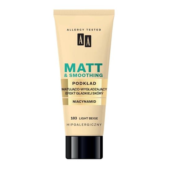 

Матирующая и разглаживающая основа 103 Light Beige, 30 мл AA, Make Up Matt