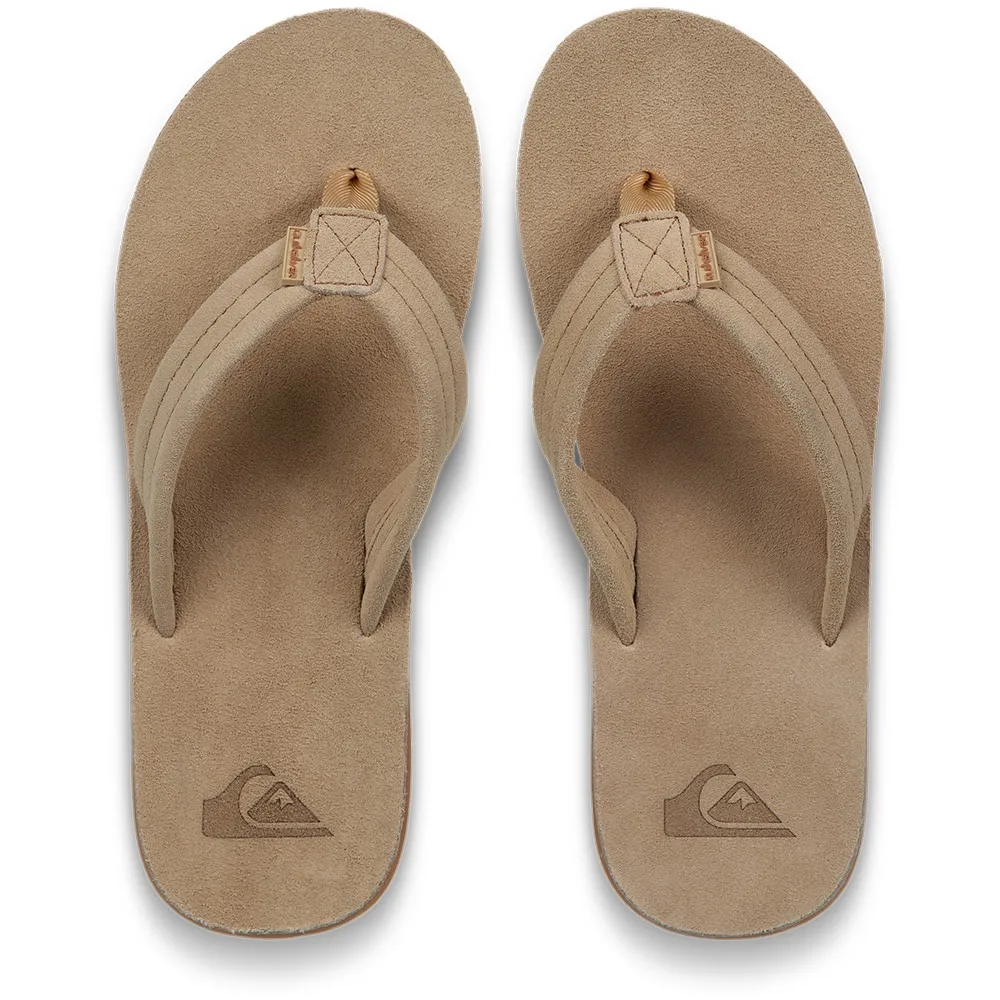 Сандалии Quiksilver Carver Suede 26 Plus, бежевый — фото 4