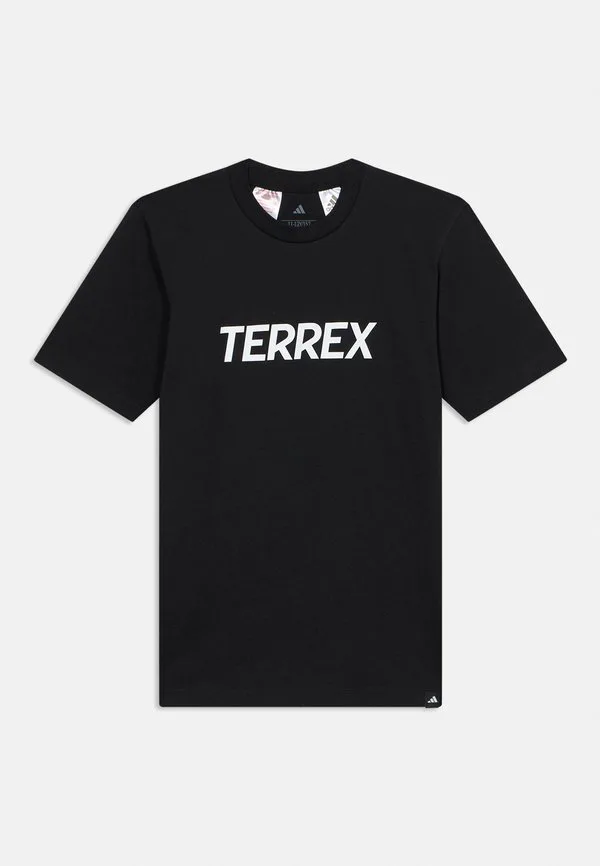 Футболка с логотипом, спортивная футболка унисекс Adidas Terrex, Black